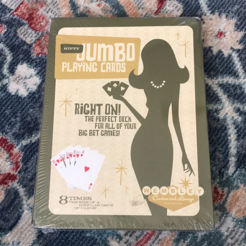 Nifty Jumbo Playing Cards